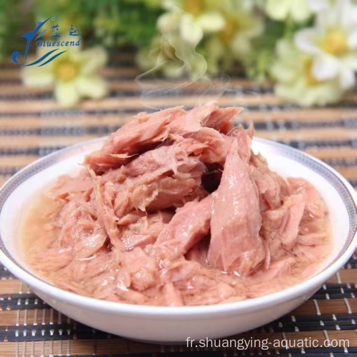 Thon de viande en conserve déchiqueté dans le tournesol à l&#39;huile 185g